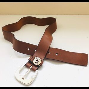 Michael Kors Brown Genuine Leather Belt Sz. S